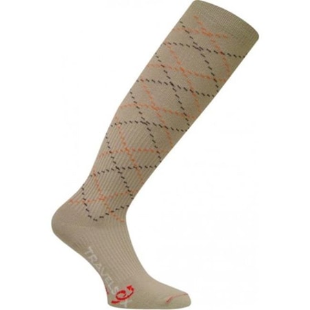 Travelsox Travelsox TS 5000 Patented Graduated Compression OTC Socks 10-18 Mmhg; Khaki - Large TS5000_KH_LG